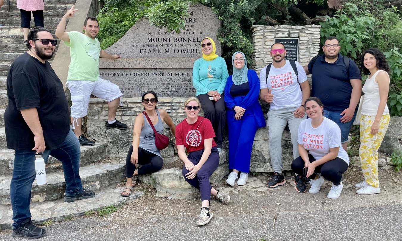 Fellows on a nature trail