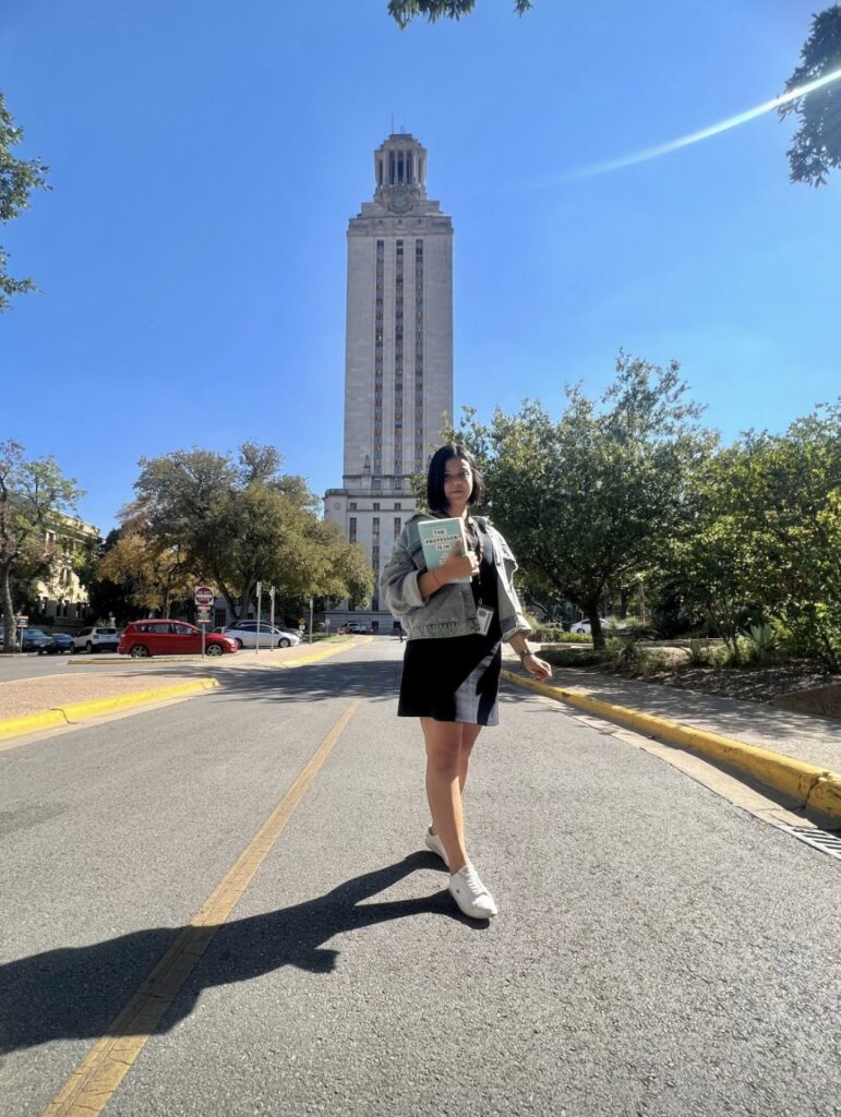 Chaimae at the University of Texas Austin. 